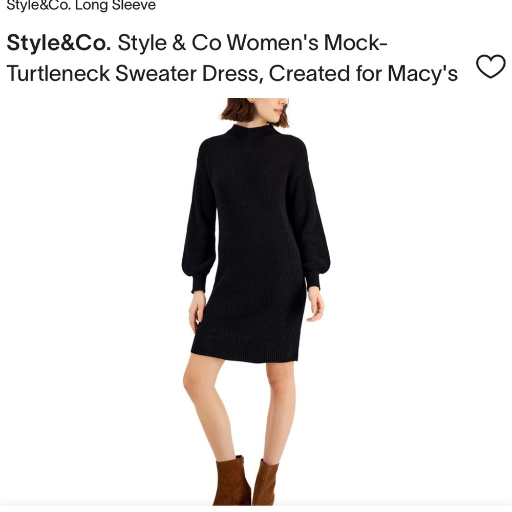 Style & Co
Petite Easy Sweater Dress, Created for Macy's